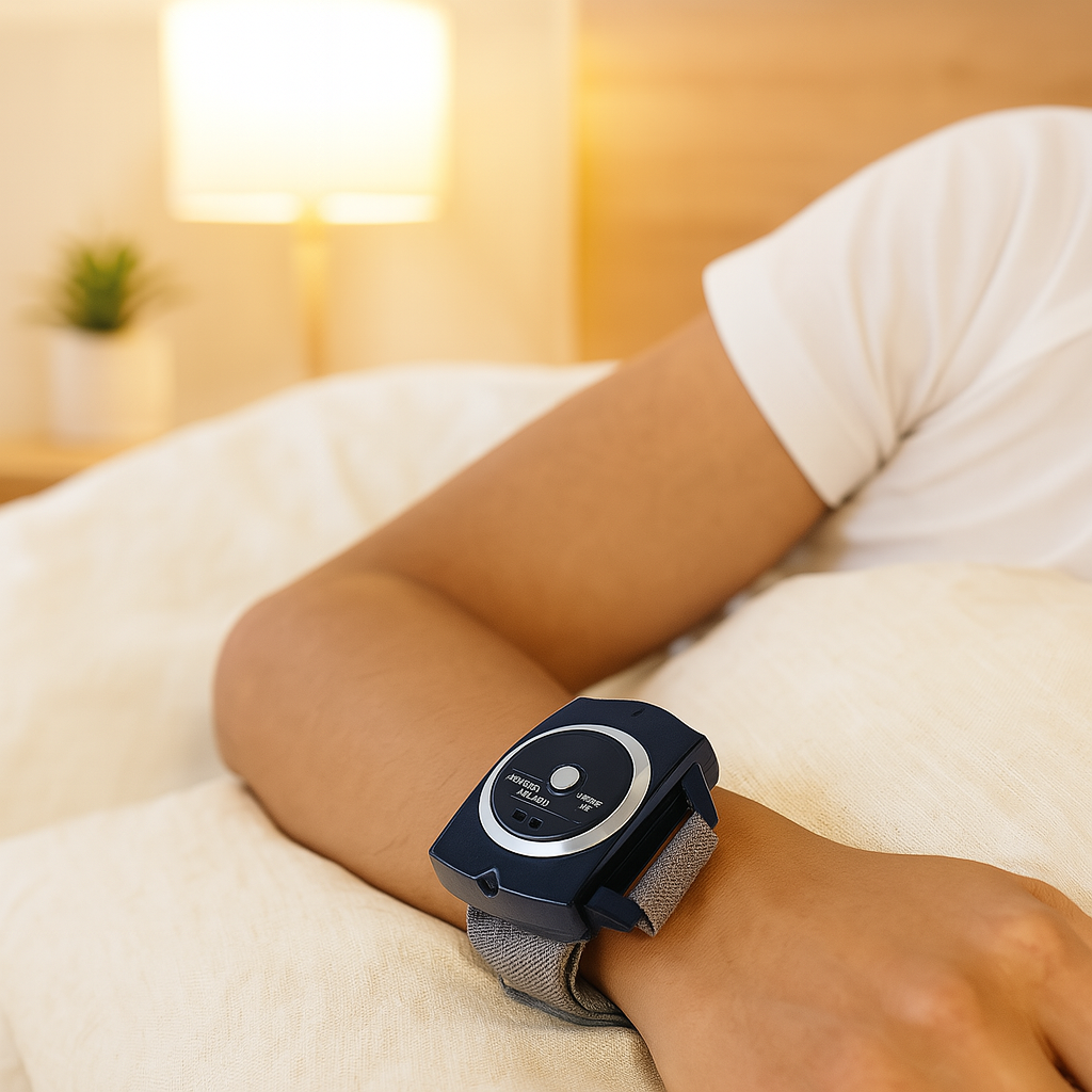 Smart Anti-Snoring Bracelet - Snore Stopper with Automatic Vibration Sensor