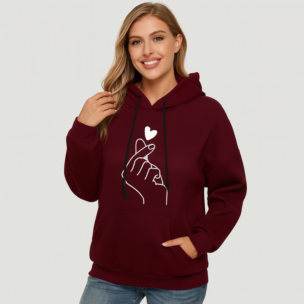 Graphic print hoodie – casual, trendy and comfortable fit