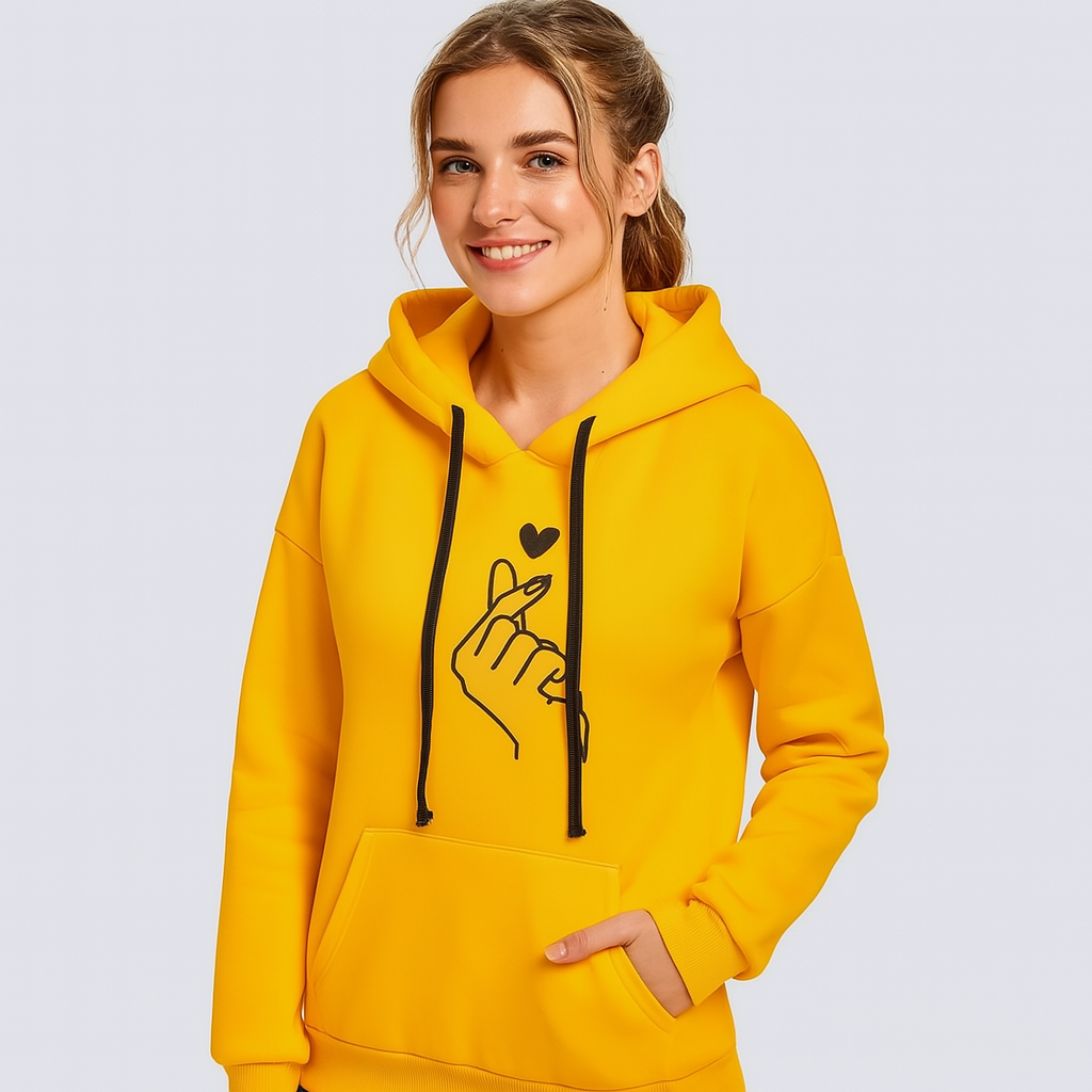 Graphic print hoodie – casual, trendy and comfortable fit