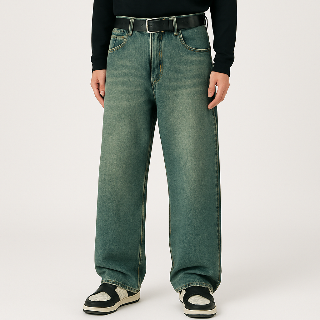4Legend – Men's Flared Jeans – Casual street style, pockets, and a sophisticated design
