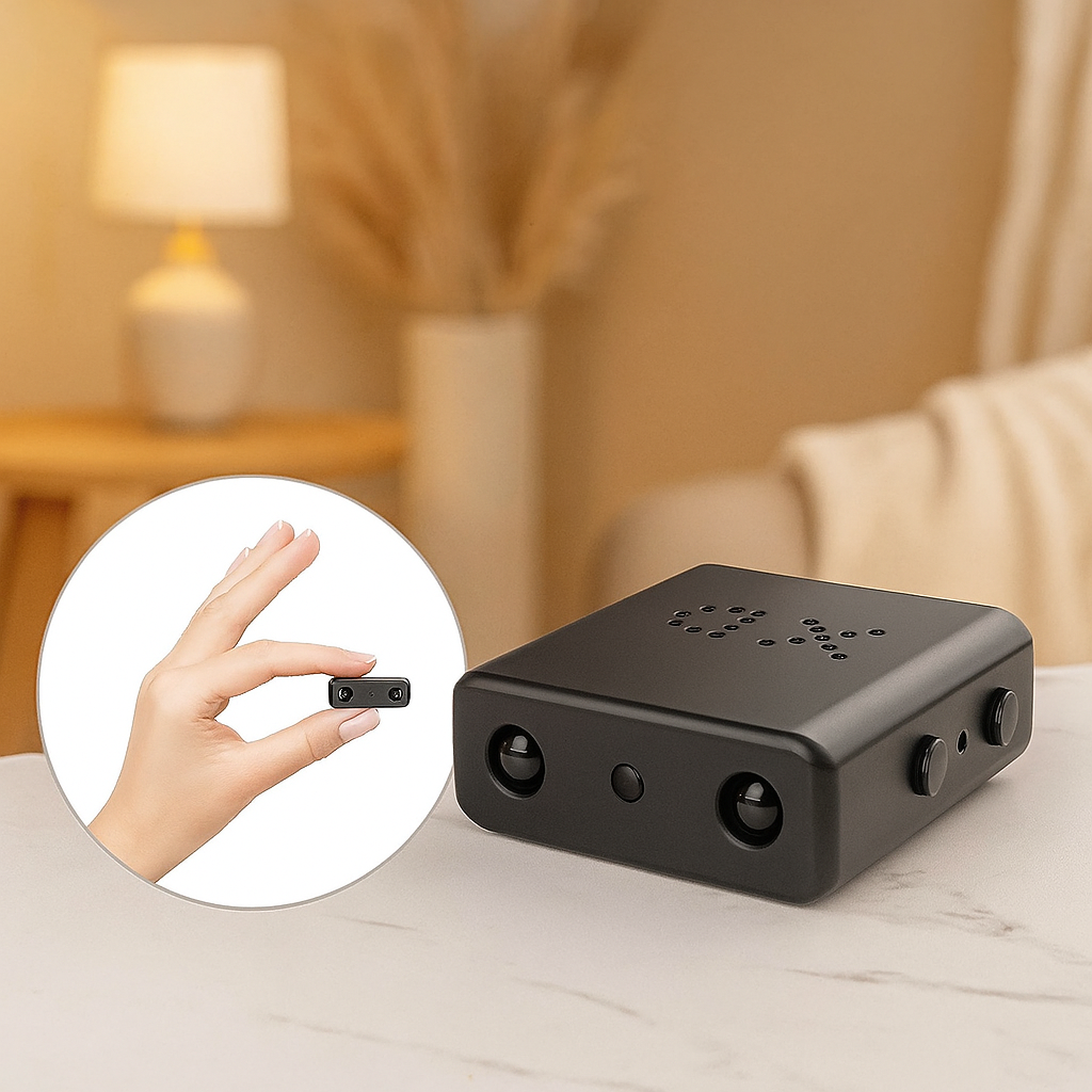Ultra-compact Full HD Mini Camera - Motion Detection, Night Vision, Loop Recording