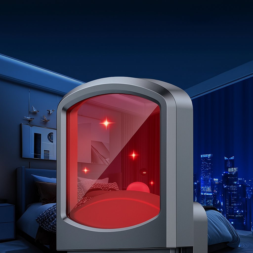 F25 スパイ対策探知機 – USB充電式、赤外線センサー、25時間バッテリー駆動