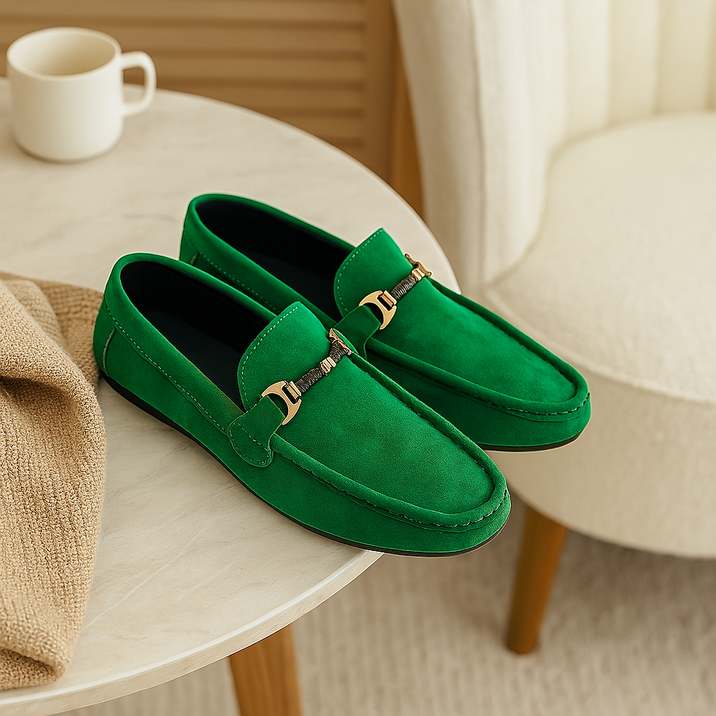 Elijah Suede Moccasin Loafers – Supple and Stylish Men's Shoes