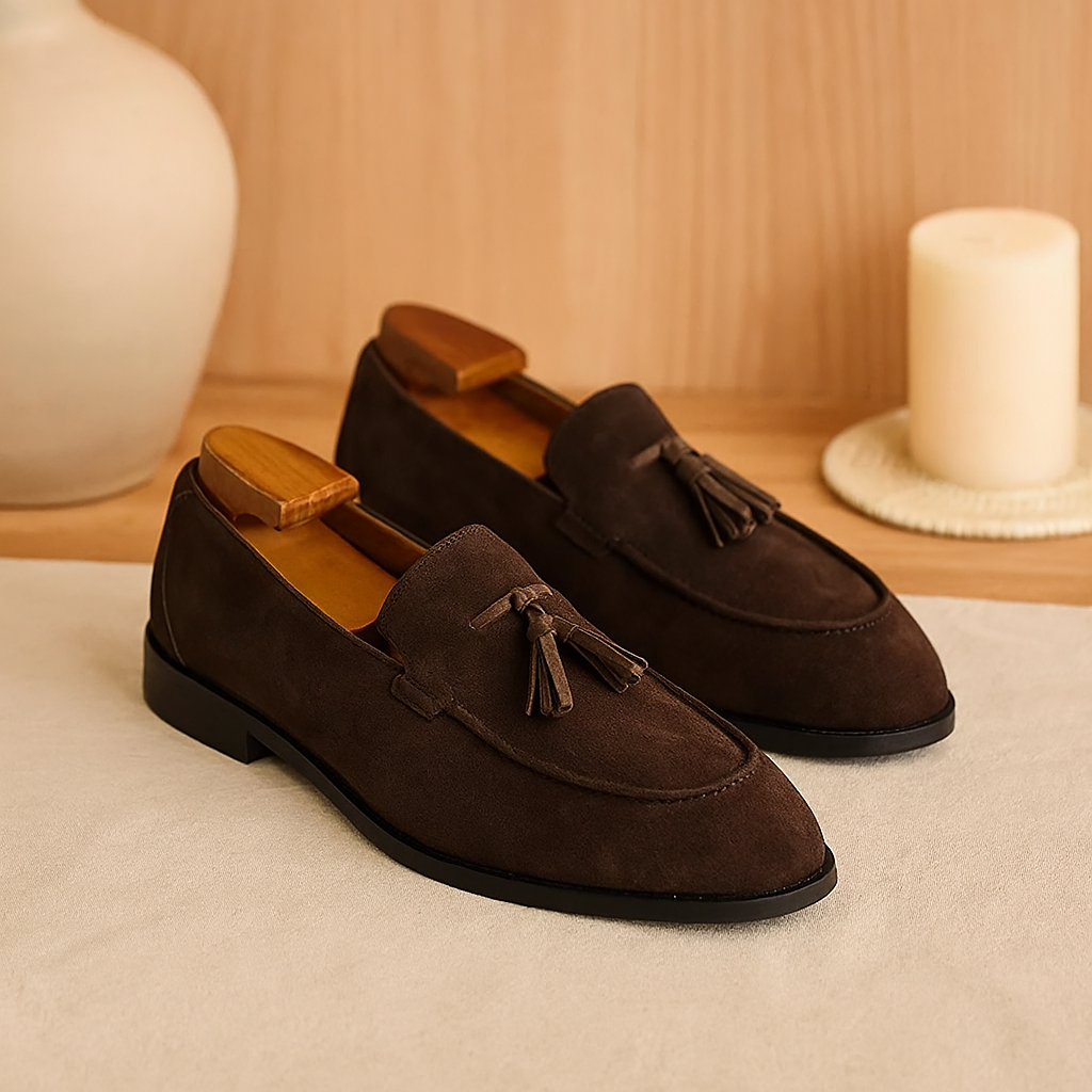 London Suede Loafers – Supple and Stylish Men's Shoes