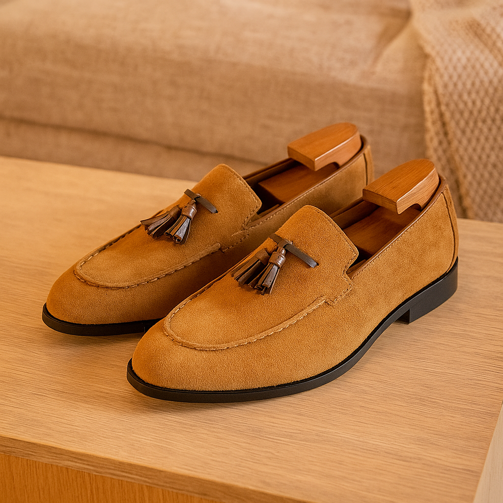 London Suede Loafers – Supple and Stylish Men's Shoes