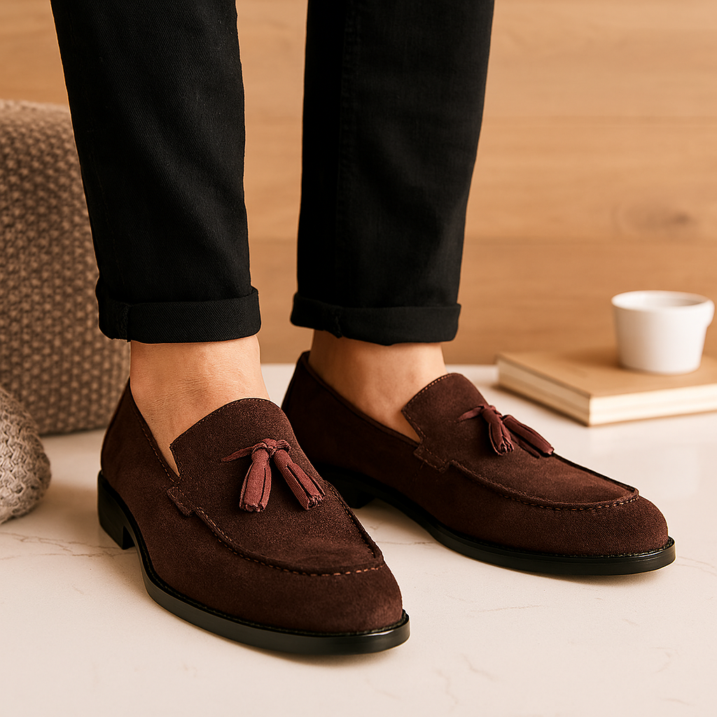 London Suede Loafers – Supple and Stylish Men's Shoes