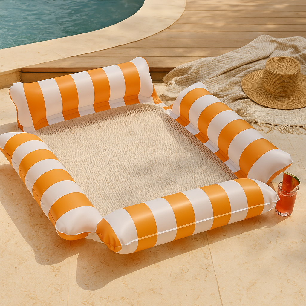 Inflatable Pool Lounger - Comfortable Swimming Lounger for Adults and Kids