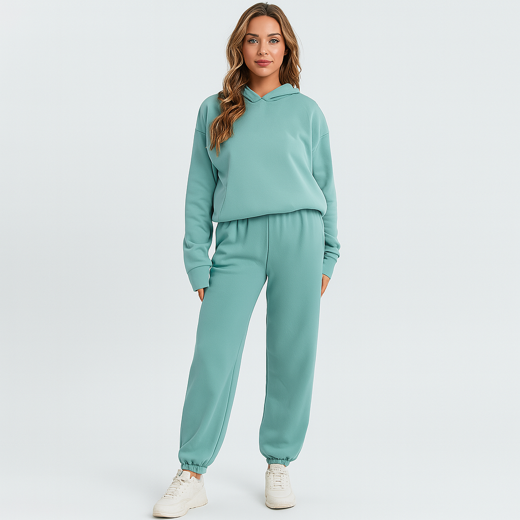 The Ultimate Comfort Hoodie and Sweatpants Set – Comfortable 2-Piece Loungewear for Women