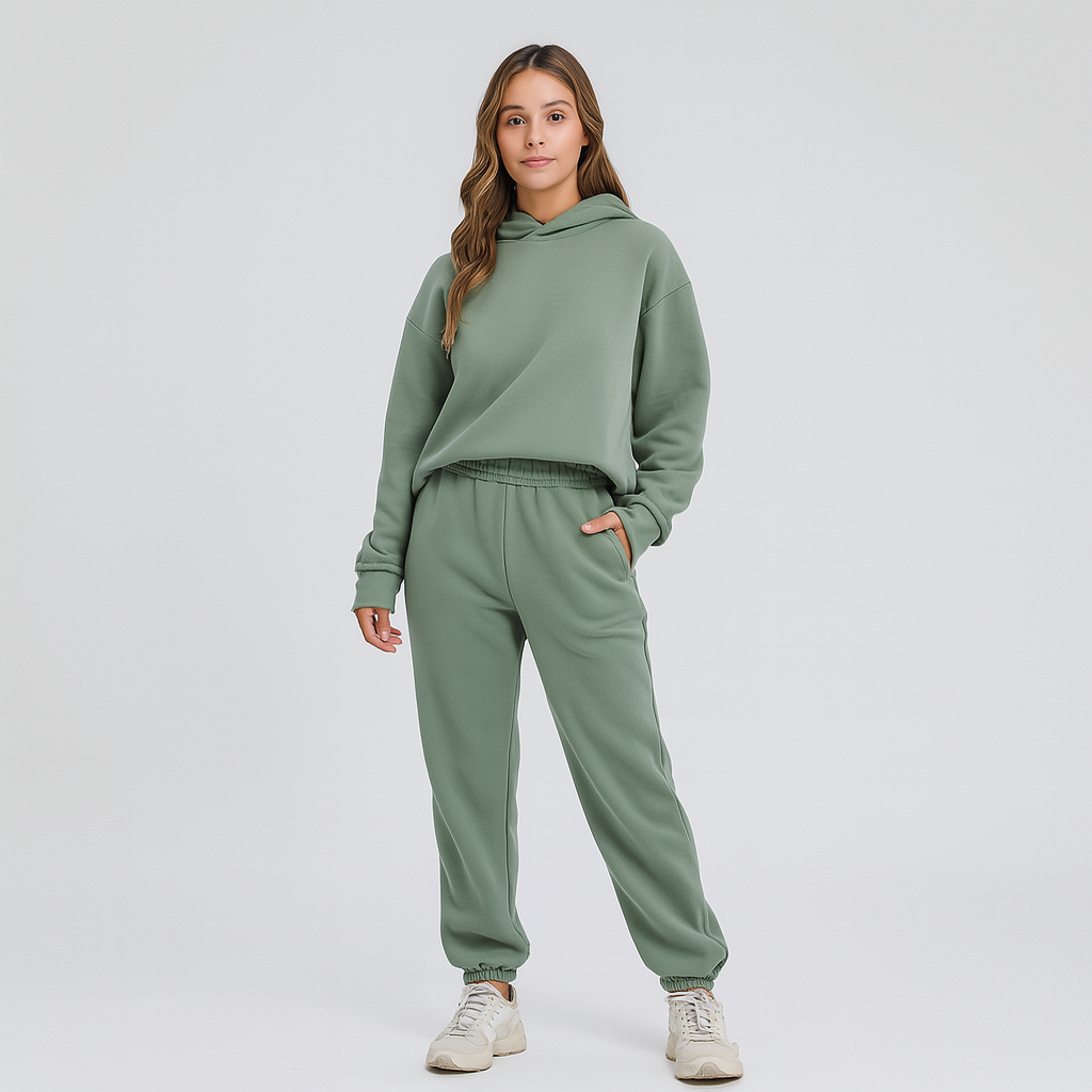 The Ultimate Comfort Hoodie and Sweatpants Set – Comfortable 2-Piece Loungewear for Women