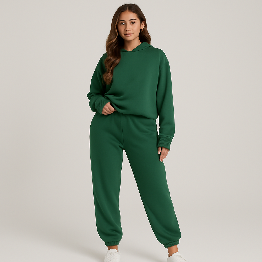 The Ultimate Comfort Hoodie and Sweatpants Set – Comfortable 2-Piece Loungewear for Women