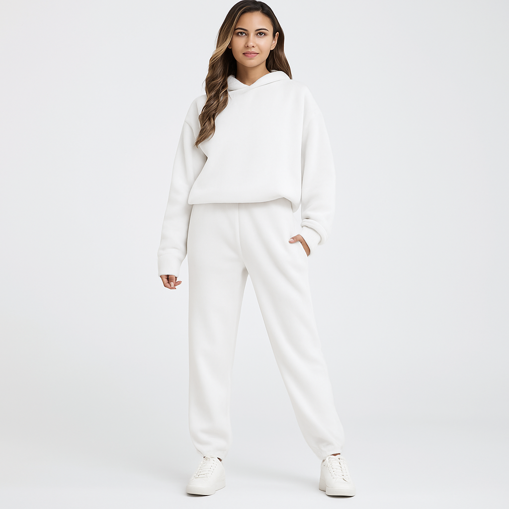 The Ultimate Comfort Hoodie and Sweatpants Set – Comfortable 2-Piece Loungewear for Women