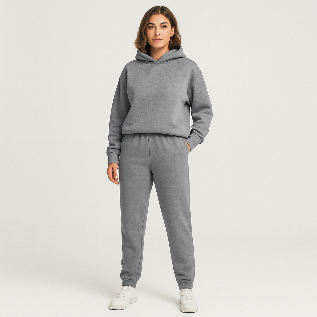 The Ultimate Comfort Hoodie and Sweatpants Set – Comfortable 2-Piece Loungewear for Women