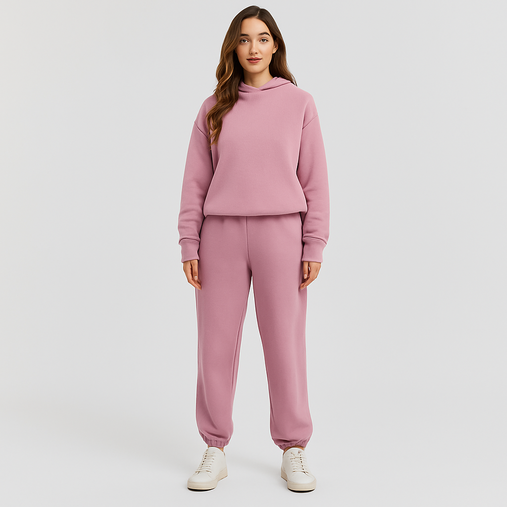 The Ultimate Comfort Hoodie and Sweatpants Set – Comfortable 2-Piece Loungewear for Women