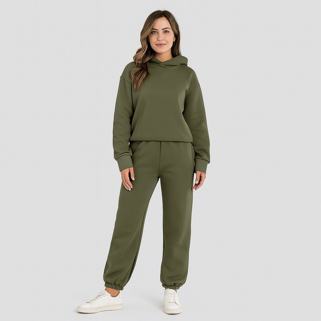 The Ultimate Comfort Hoodie and Sweatpants Set – Comfortable 2-Piece Loungewear for Women