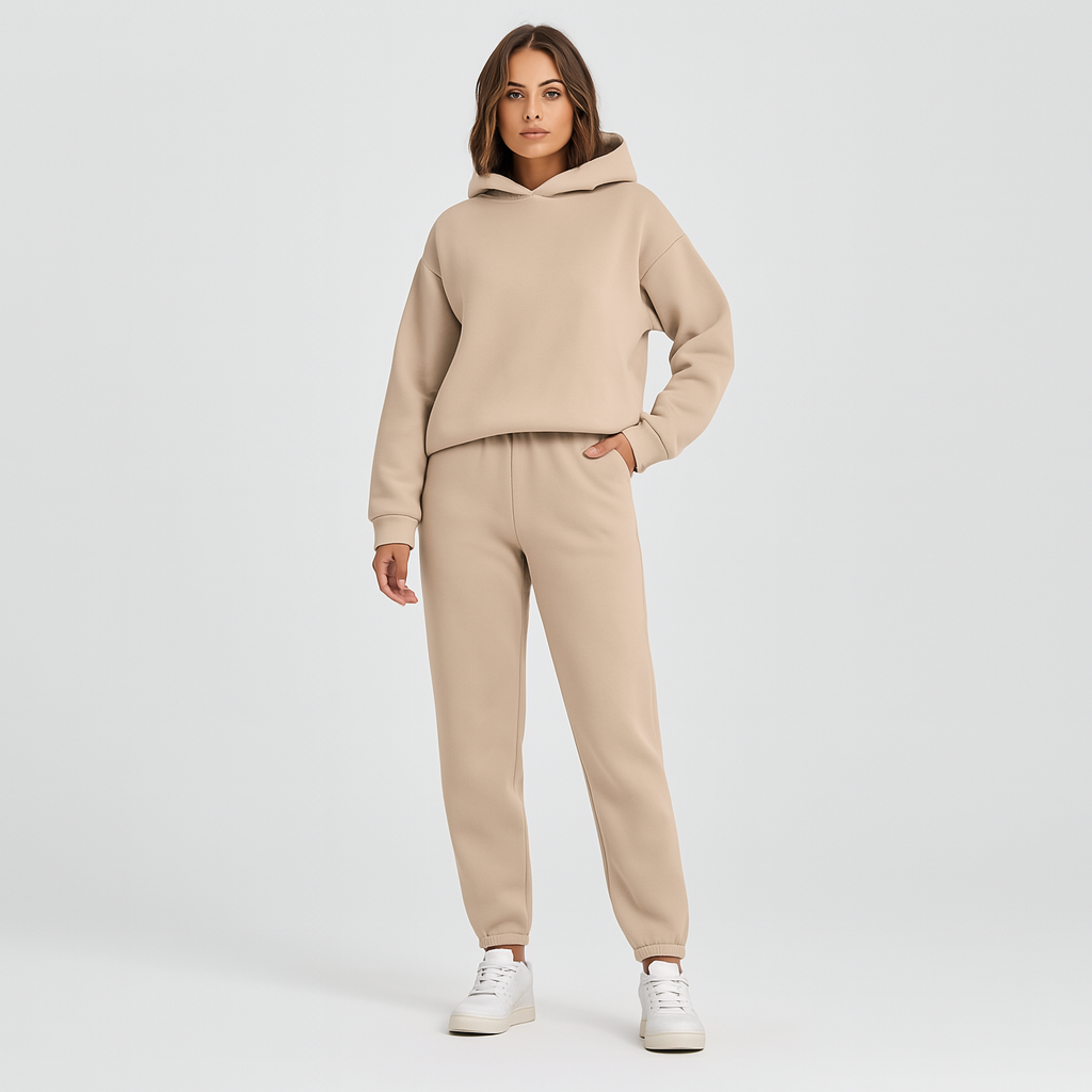 The Ultimate Comfort Hoodie and Sweatpants Set – Comfortable 2-Piece Loungewear for Women