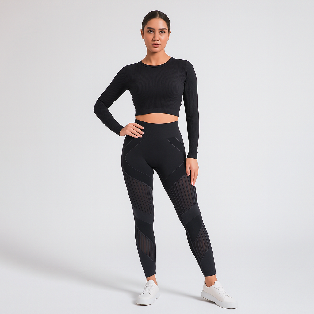 Anti-cellulite compression leggings