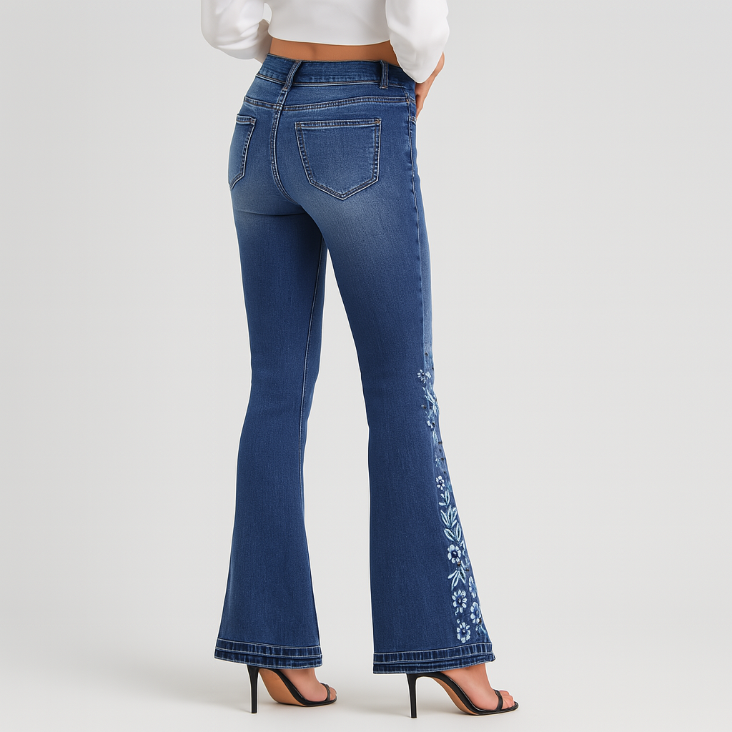 EVE – Women's Stretch Flare Jeans – Casual Flare Style