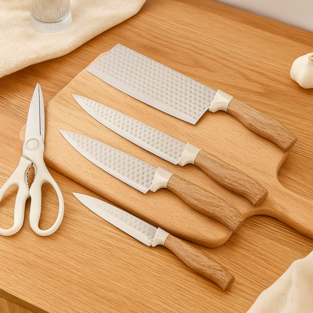 Savola | 6-Piece Stainless Steel Knife and Tool Set