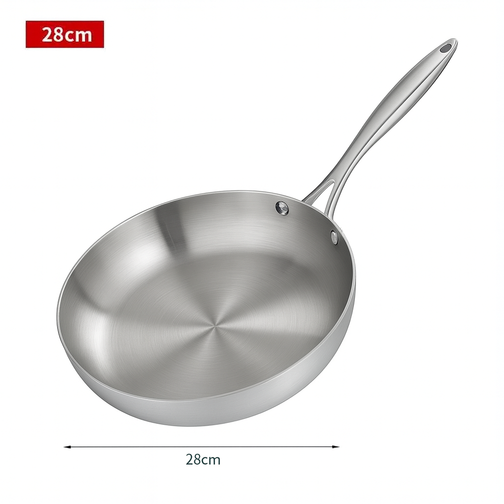 Kuisaro | Stainless steel frying pan for induction and gas