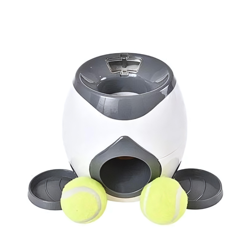 Treat Launcher - Automatic ball launcher with snacks