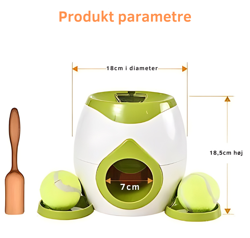 Treat Launcher - Automatic ball launcher with snacks