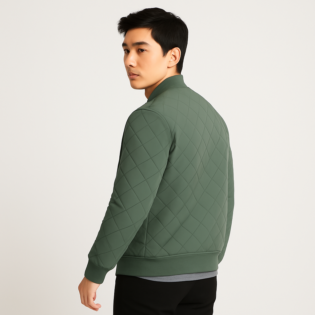 Dominique | Baseball Collar Jacket