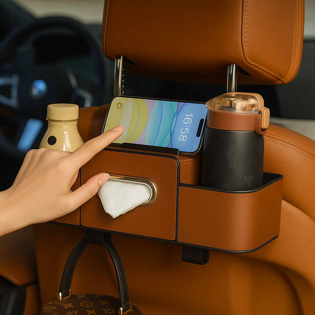 DriveNest | Multi-Compartment Car Storage