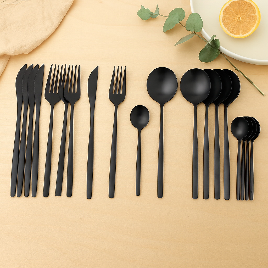 Edric | 24-Piece Stainless Steel Serving Set