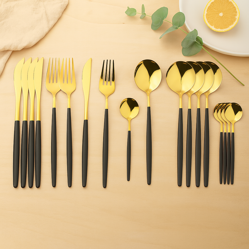 Edric | 24-Piece Stainless Steel Serving Set