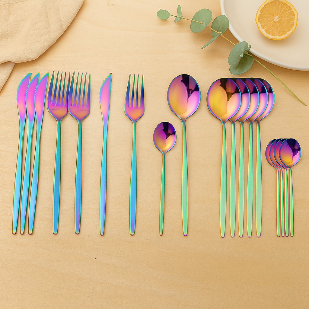 Edric | 24-Piece Stainless Steel Serving Set