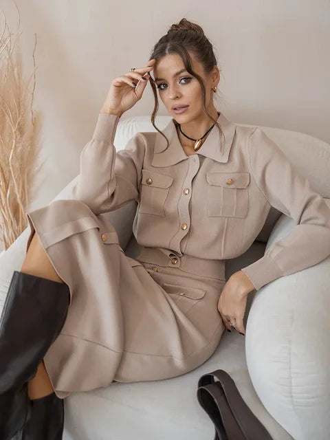 Aurora - Blazer and Skirt Set