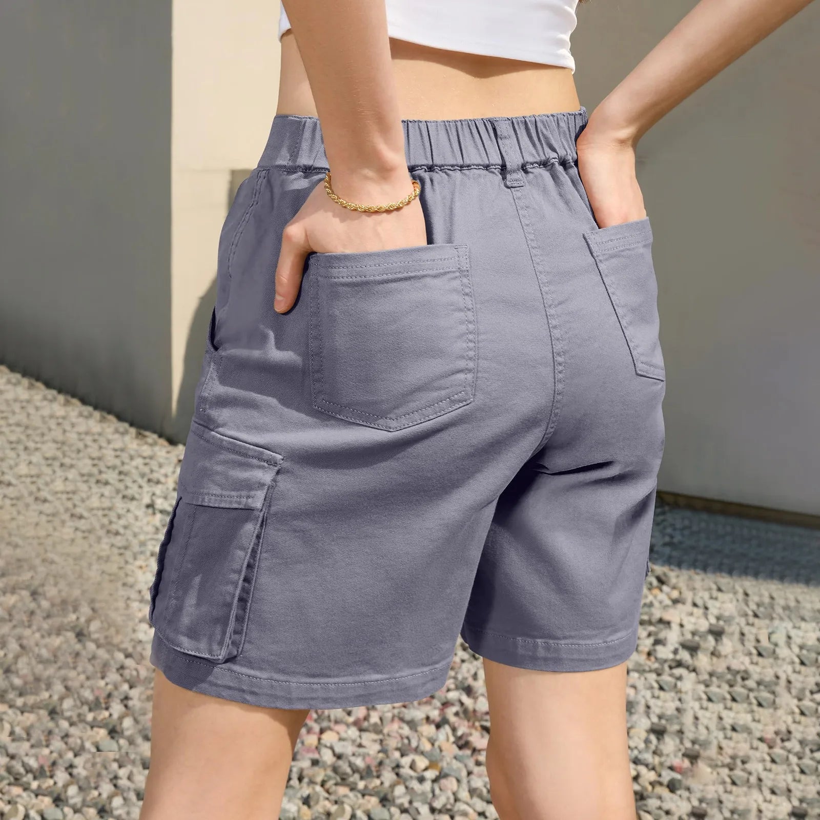 Elise - Women's Vintage Cargo Shorts