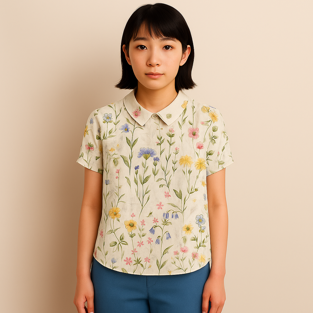 エリー - 花柄ブラウス