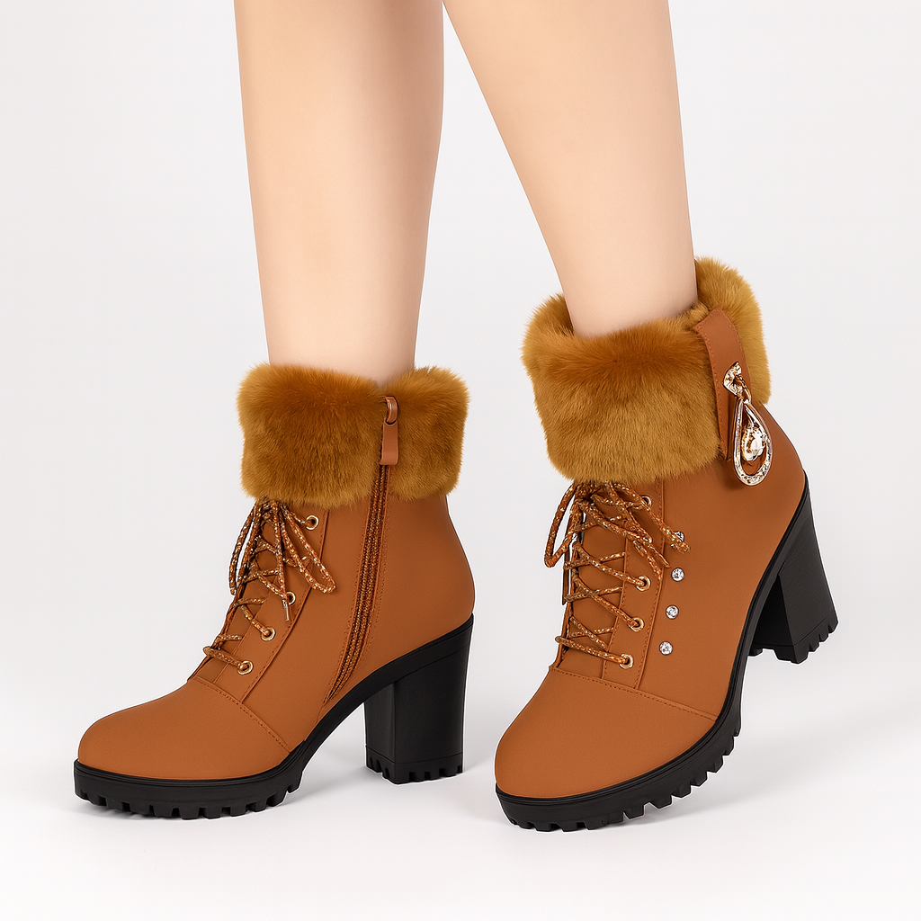 Elvira | Warm and elegant boots with a fur lining