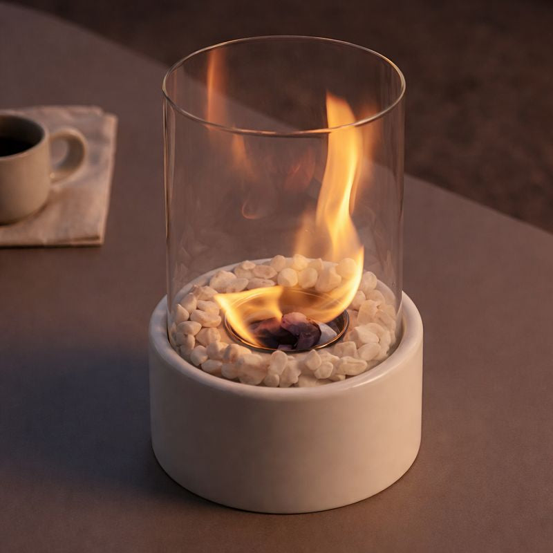 EmberLux | Ethanol Fire Table Lamp
