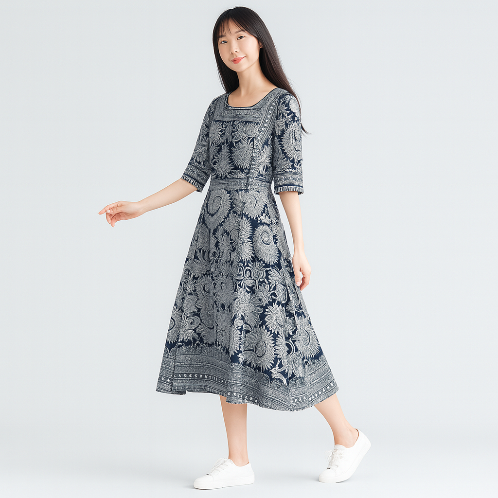 Emi | Timeless Pattern Dress