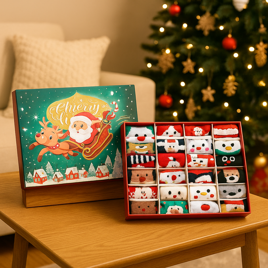 Holiday Countdown Stocking Calendar – 24 Day Holiday Surprise Kit