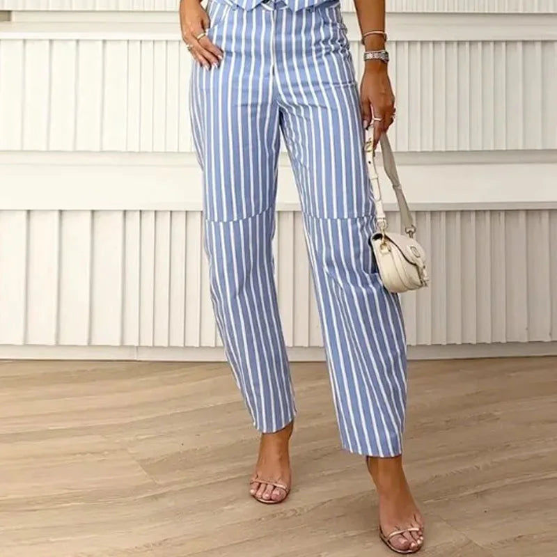 Elvira – Vertical Striped Jumpsuit