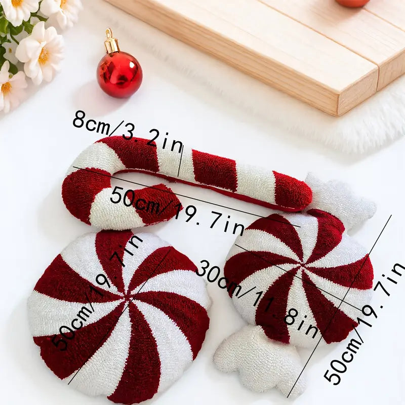 Frostveil | Embroidered Holiday Pillow