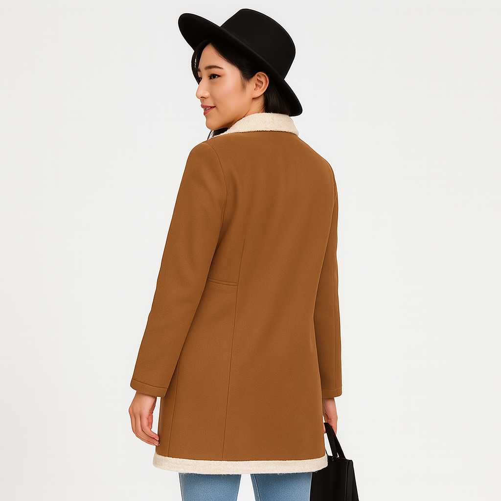 Gerlina | Stylish Women's Long Sleeve Coat