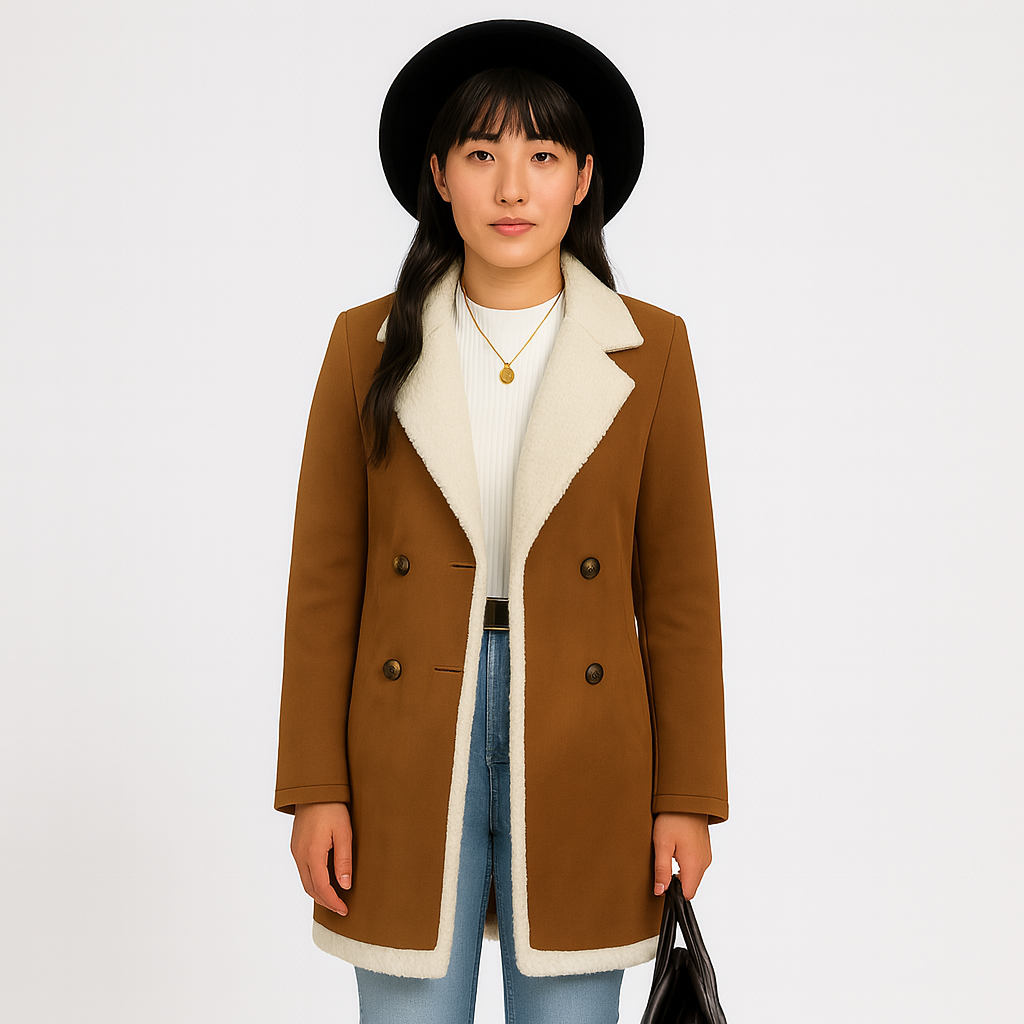 Gerlina | Stylish Women's Long Sleeve Coat