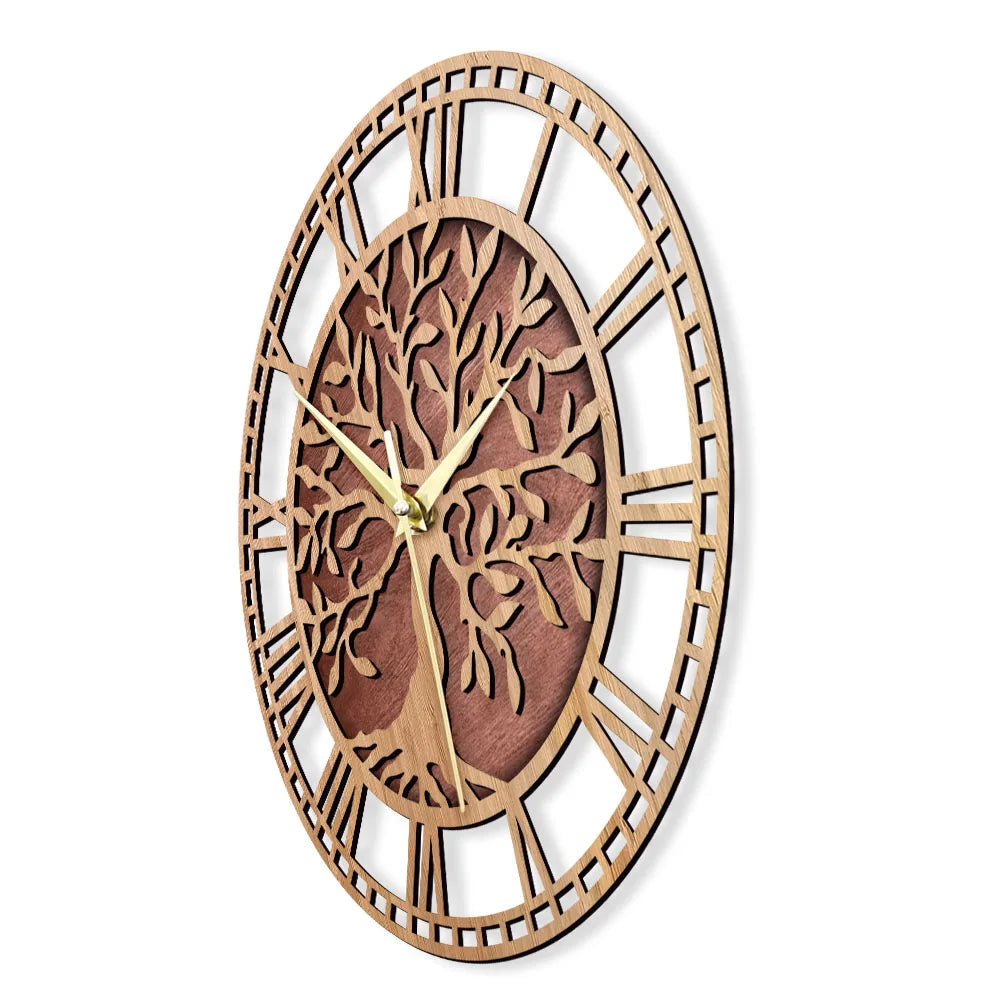 Everwood Timekeeper - Wooden Wall Clock