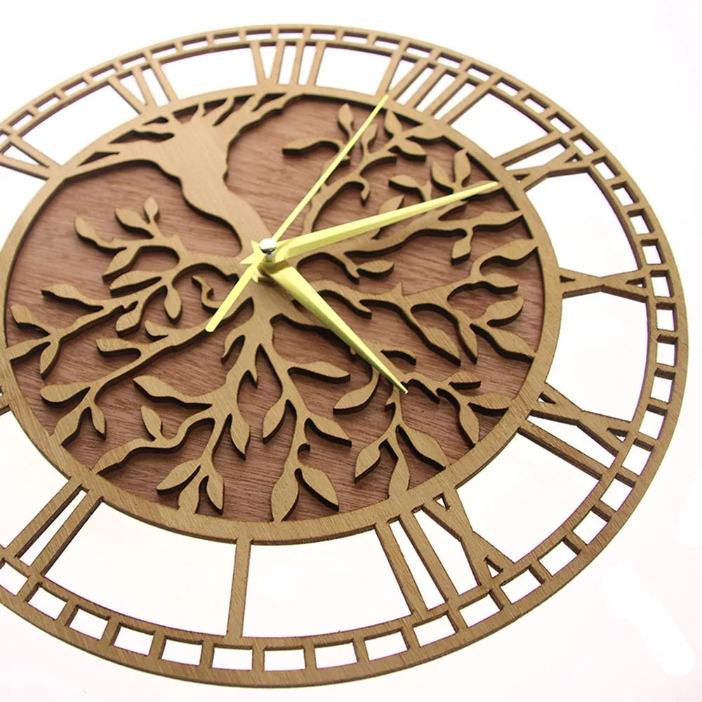 Everwood Timekeeper - Wooden Wall Clock