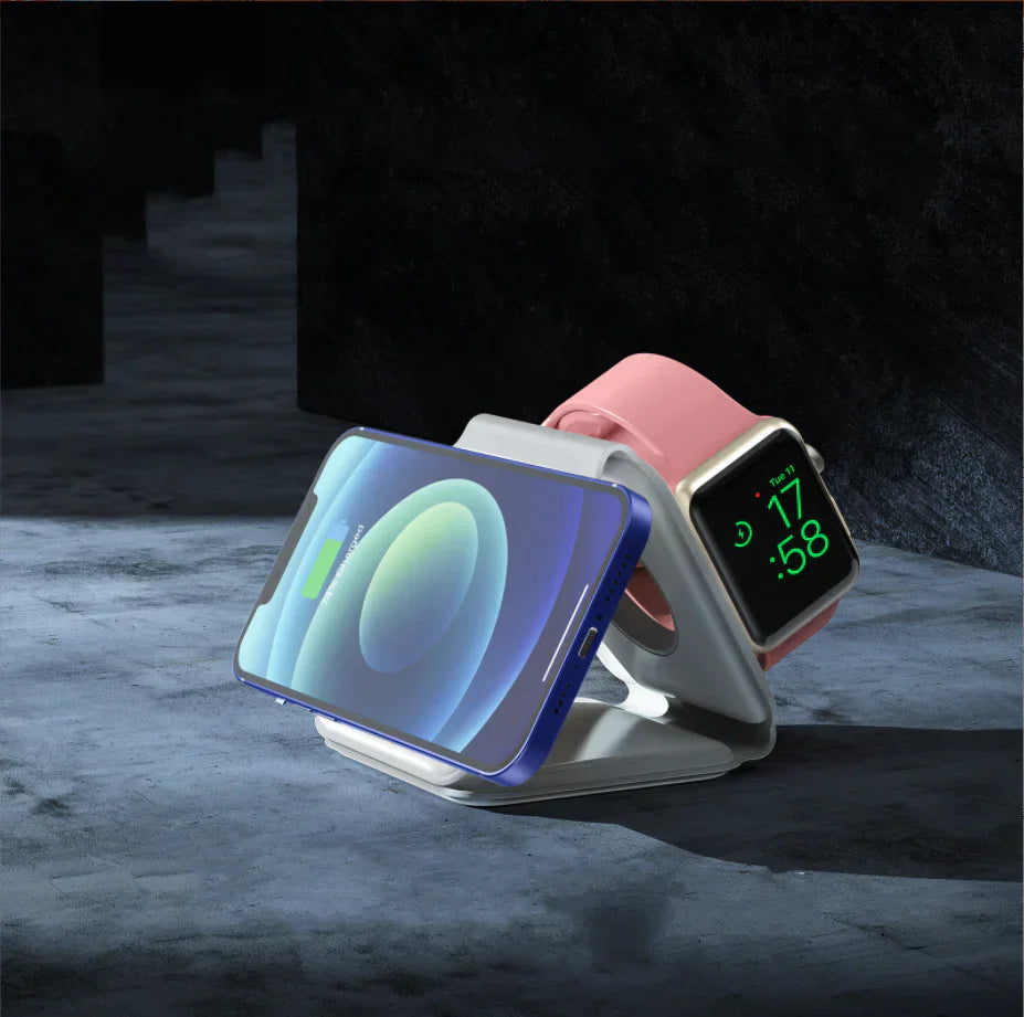 Chargemate - 3-in-1 Wireless Station