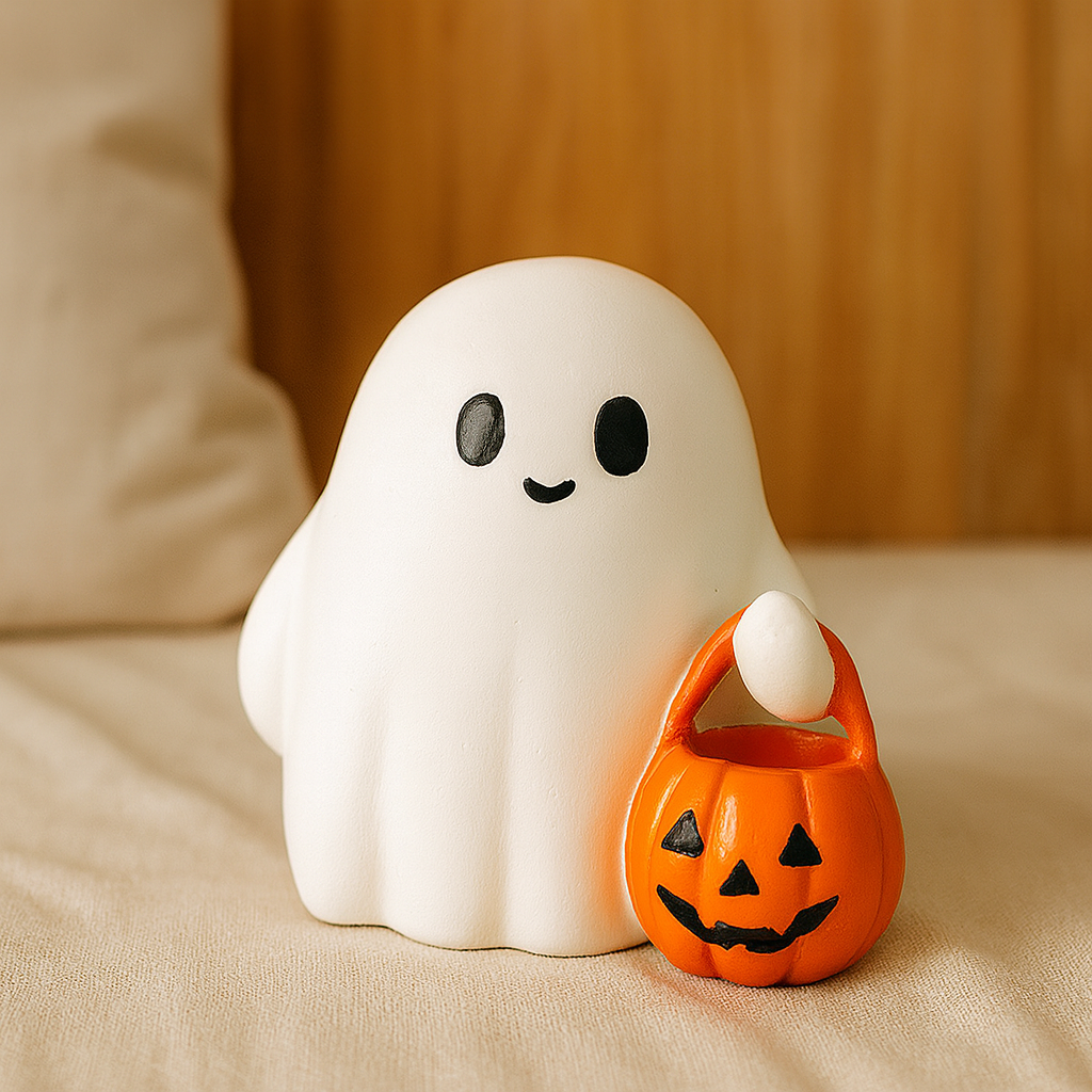 樹脂製のハロウィンカボチャ - 装飾的なテーブルオーナメント