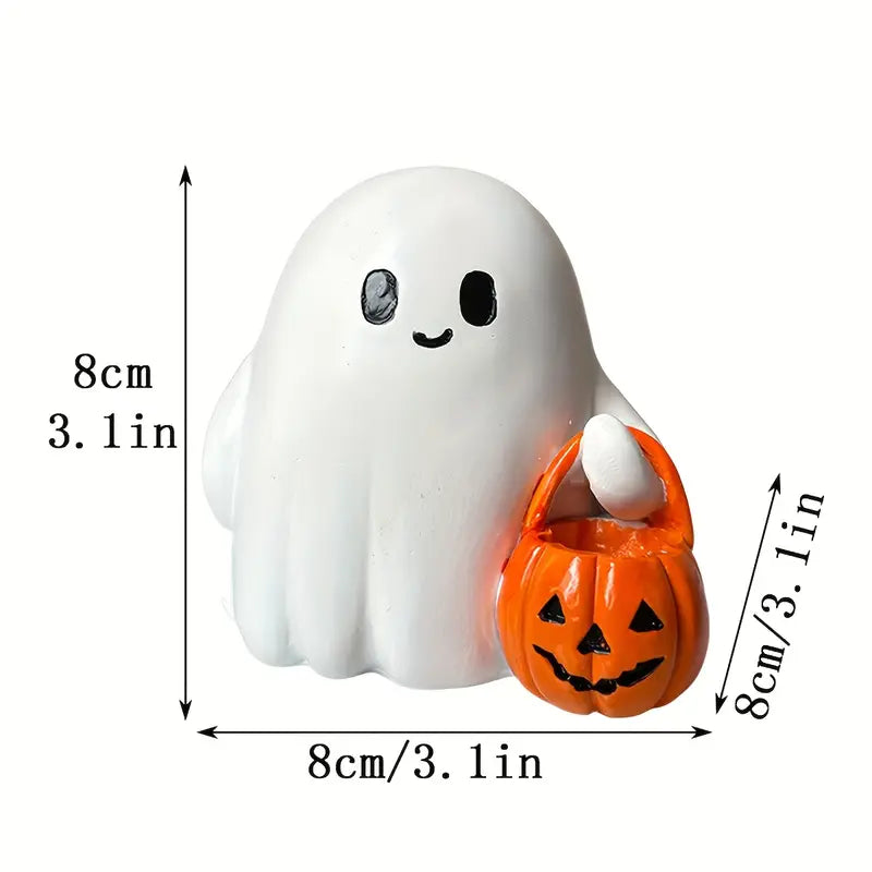 Resin Halloween Pumpkin - Decorative Table Ornament