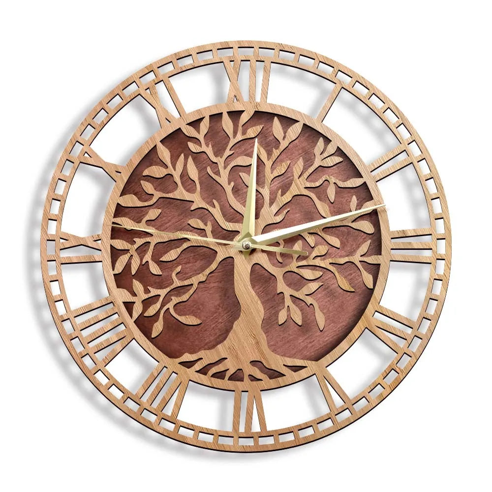 Everwood Timekeeper - Wooden Wall Clock