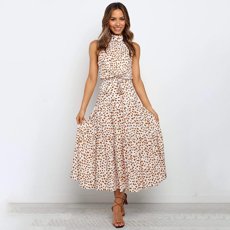 Nana Boho Polka Dot Dress | Elegant Women's Party Dress