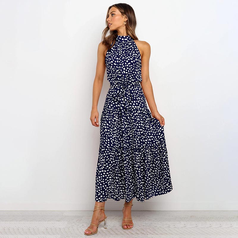 Nana Boho Polka Dot Dress | Elegant Women's Party Dress