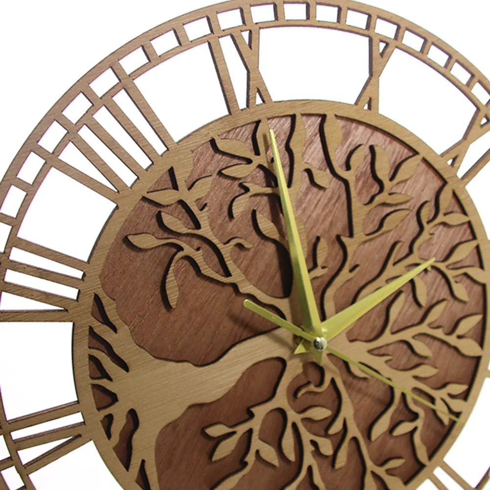 Everwood Timekeeper - Wooden Wall Clock